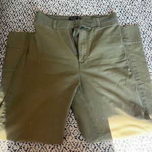Abercrombie high rise green pants